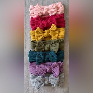 Set of 7 Baby Hair Bows
